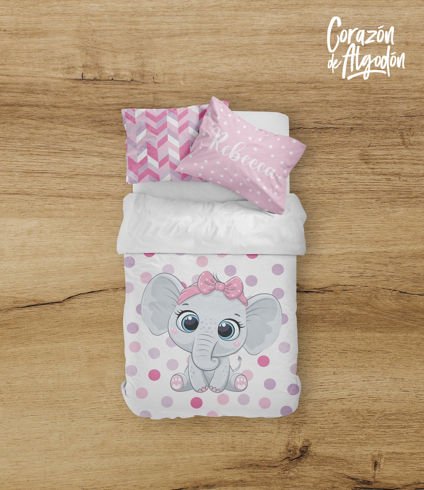 Juego de cama Elefante Rebecca