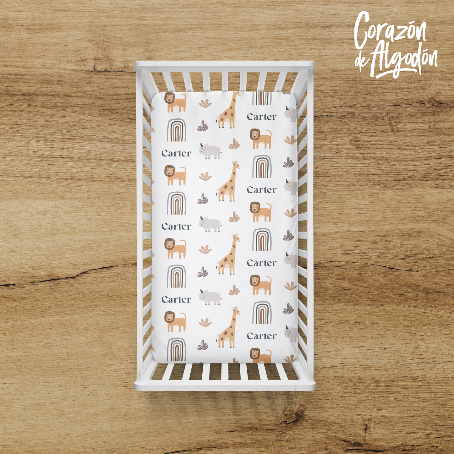 Sábana de cajón Jungla Carter