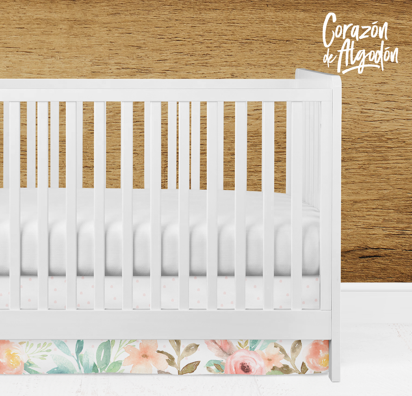 Falda para cuna Teepee Brianna