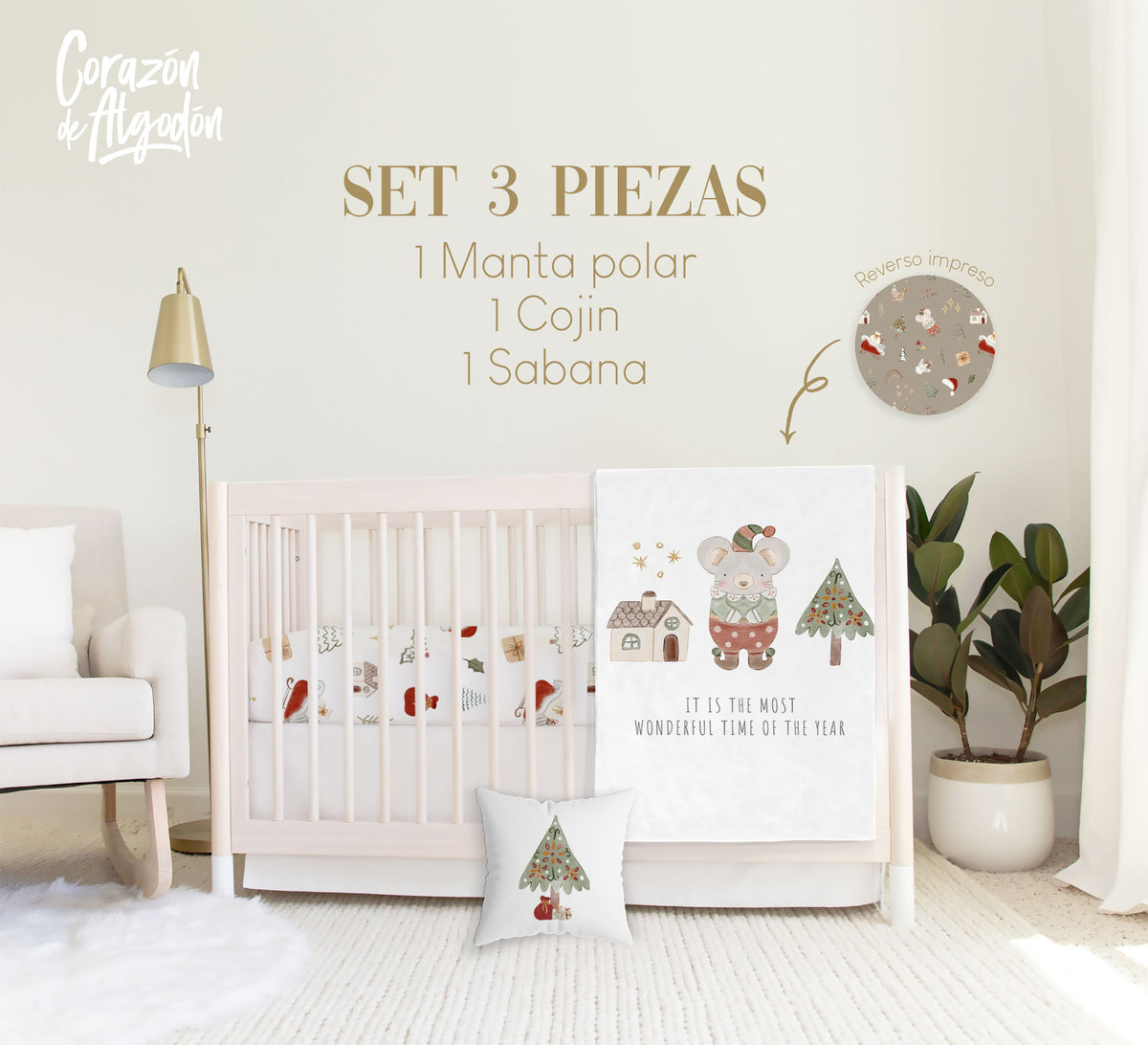 Cojín Personalizado Love - Bebé Ratón