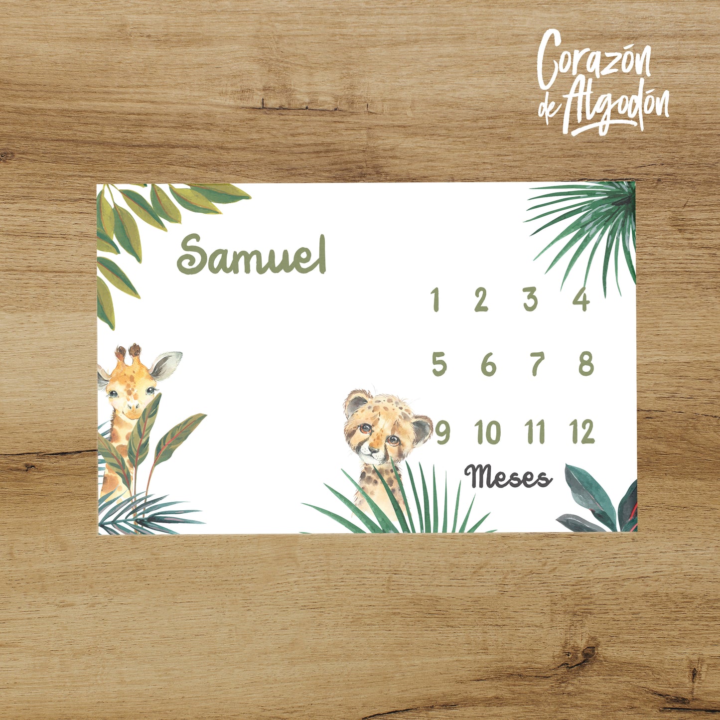 Manta mensual Jungla Samuel