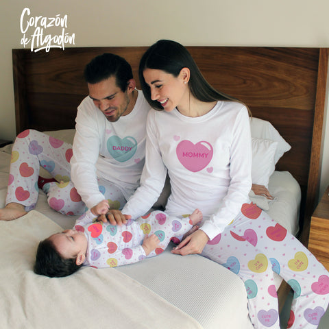Pijama Corazones de colores San Valentín