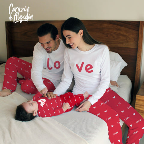 Pijama Love San Valentín