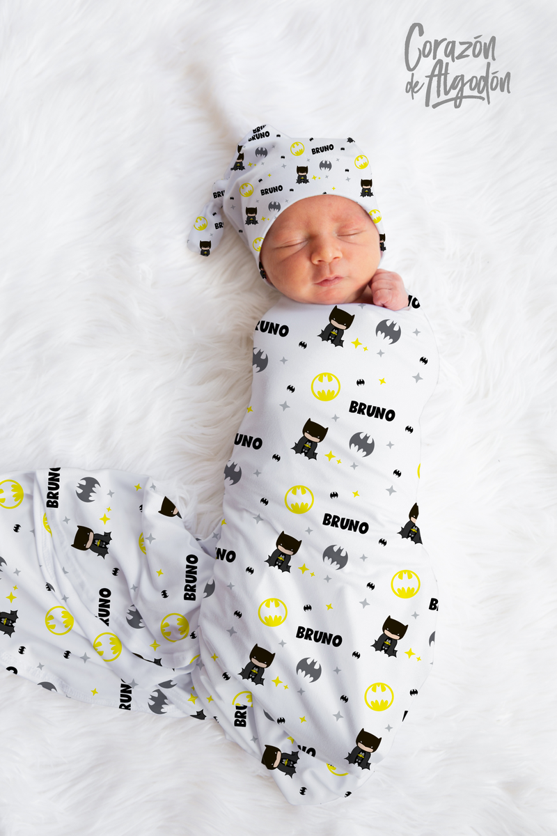 Swaddle Batman Bruno Corazon De Algodon