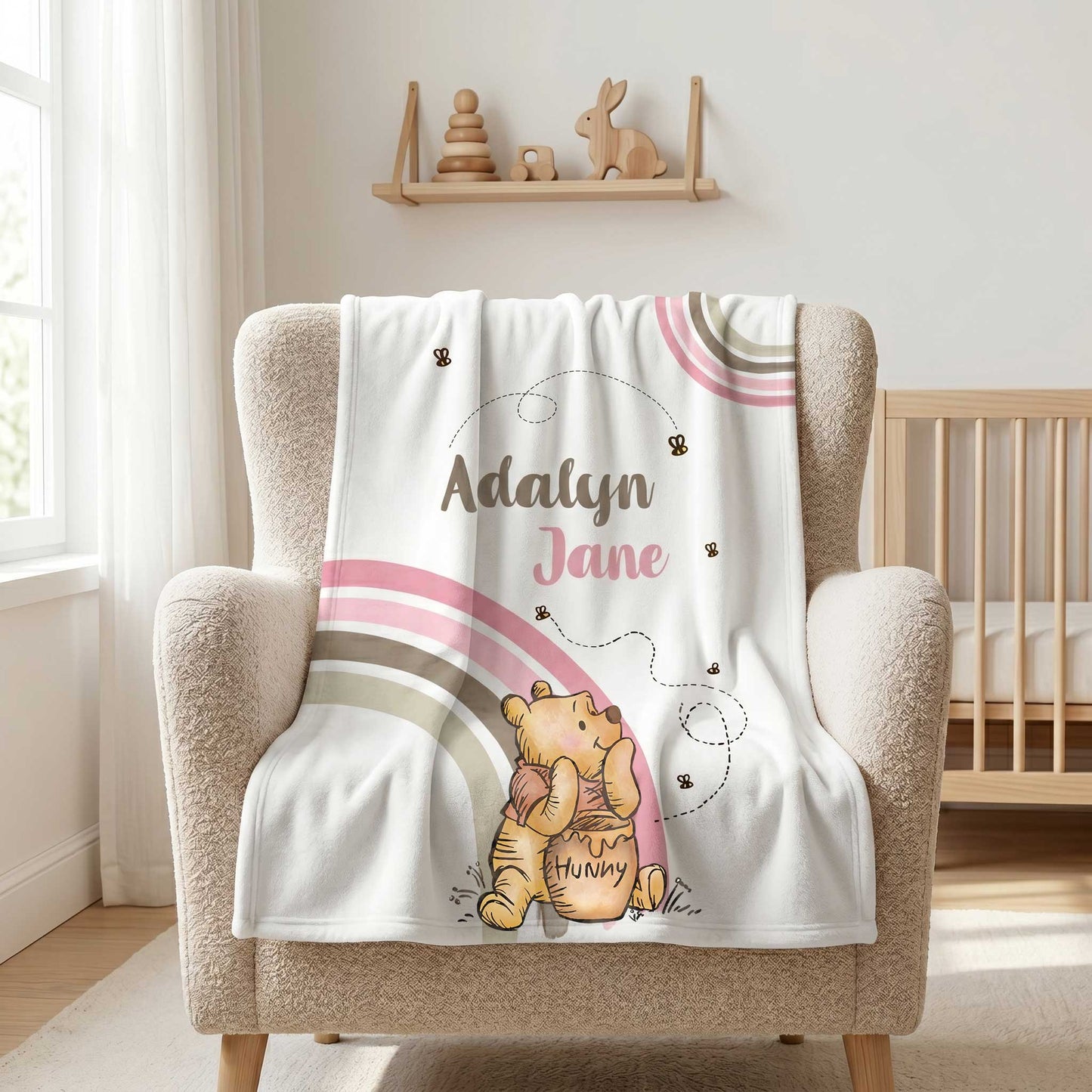 Manta polar Winnie Pooh Adalyn