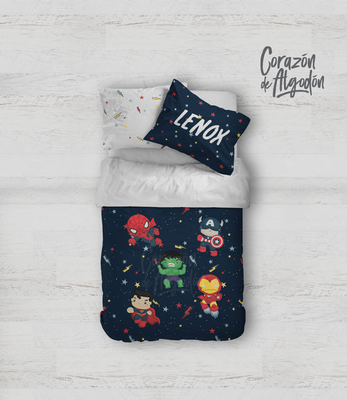 Juego de cama Mix Superhéroes