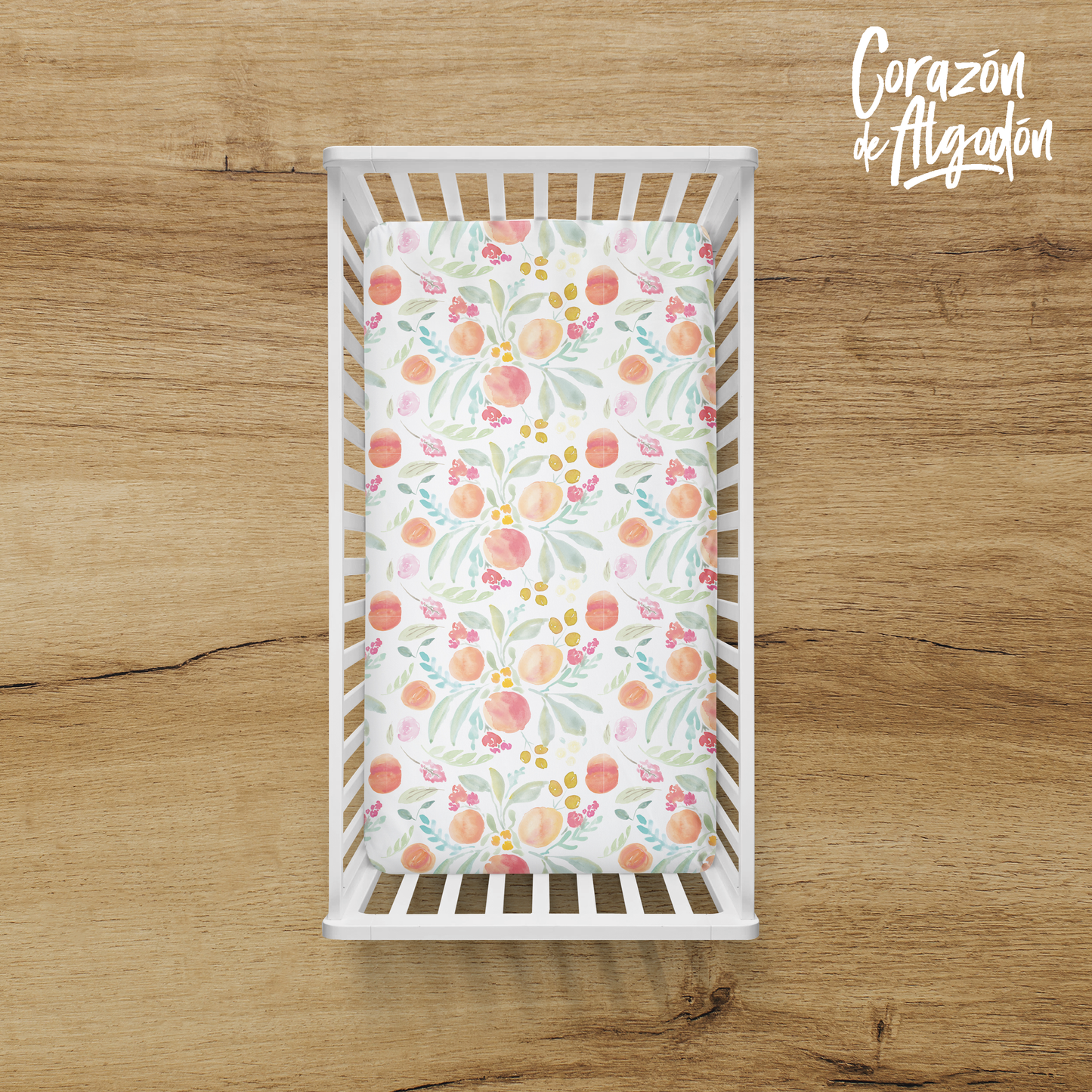 Sábana de cajón Duraznos Emilia