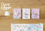 3 Textiles para enmarcar Sirena Isabella