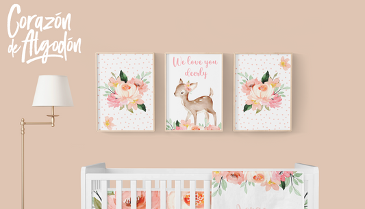 3 Textiles para enmarcar Venado Margaret