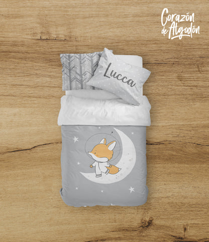 Juego de cama Zorrito Astronauta Lucca