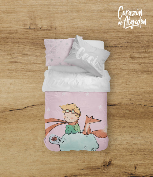 Juego de cama Principito Rosa