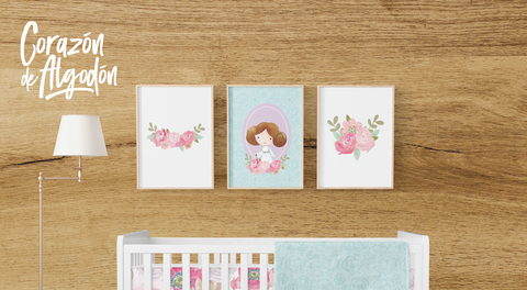 3 Textiles para enmarcar Star Wars Anna