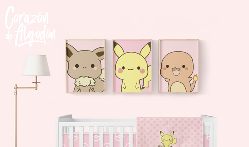 3 Textiles para enmarcar Pokemon Cassie
