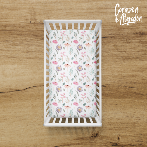 Sábana de cajón Flores Lily