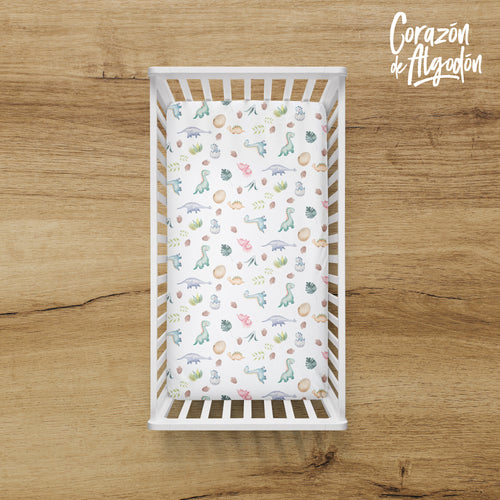 Sábana de cajón Dinosaurio Lucas
