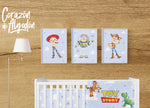 3 Textiles para enmarcar Toy Story Alexander