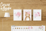 3 Textiles para enmarcar Woodland Maria Fernanda