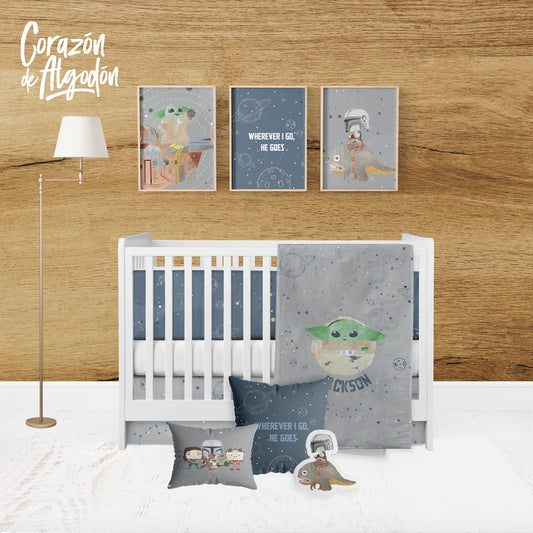 Juego de cuna Baby Yoda Jackson
