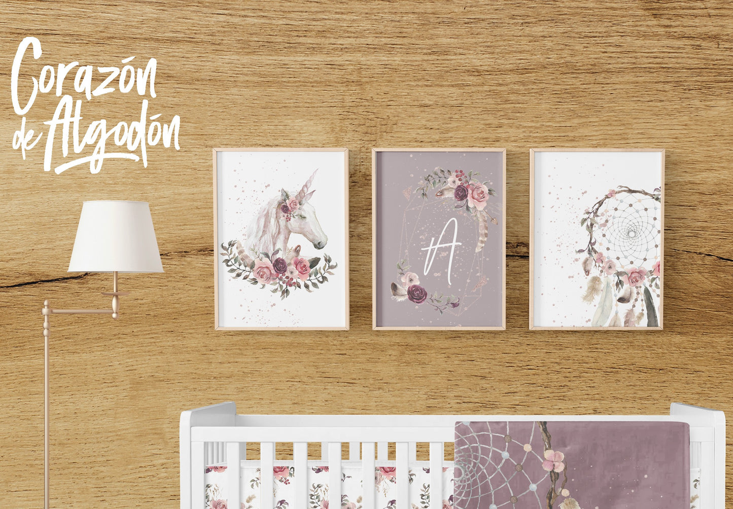 3 Textiles para enmarcar Atrapasueños Aria