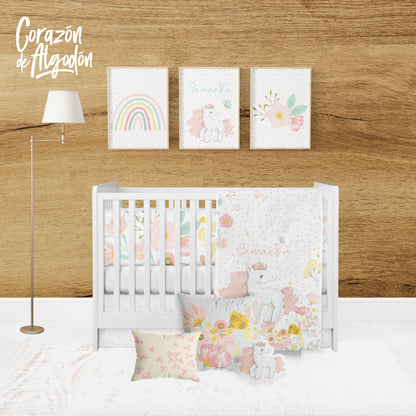 Juego de cuna Unicornio Samantha