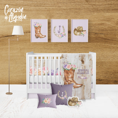 Juego de cuna Vaquera Jessica