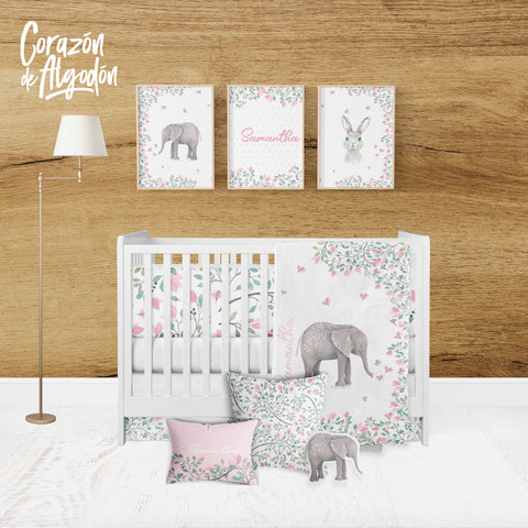 Juego de cuna Elefante Samantha