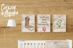 3 Textiles para enmarcar Vaquero Oliver