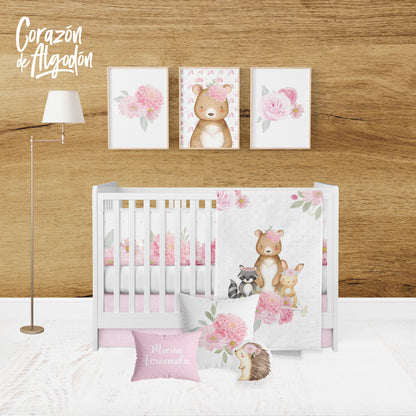 Juego de cuna Woodland María Fernanda
