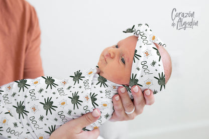 Swaddle Neutro Arañas