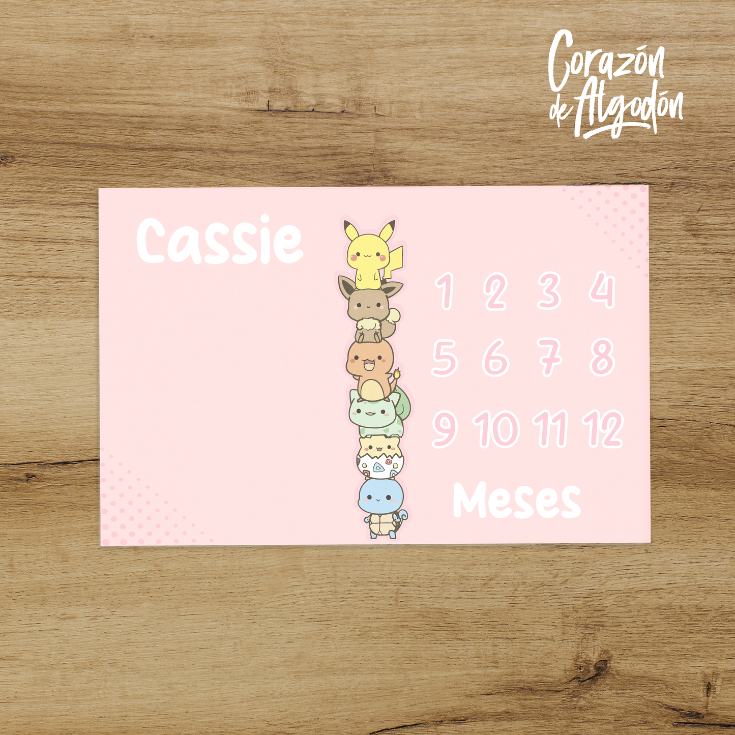 Manta mensual Pokemon Cassie