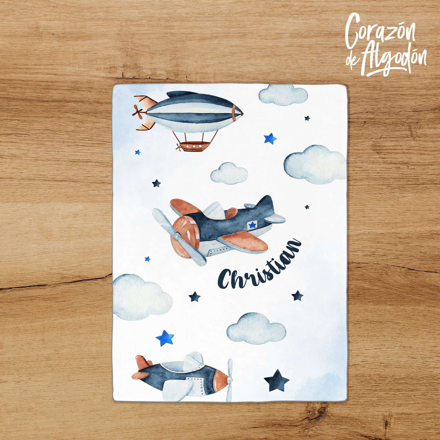Manta polar Aviones Christian