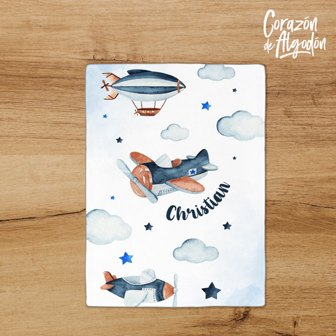 Manta polar Aviones Christian
