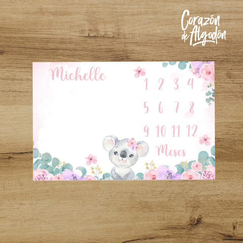 Manta mensual Koala Michelle