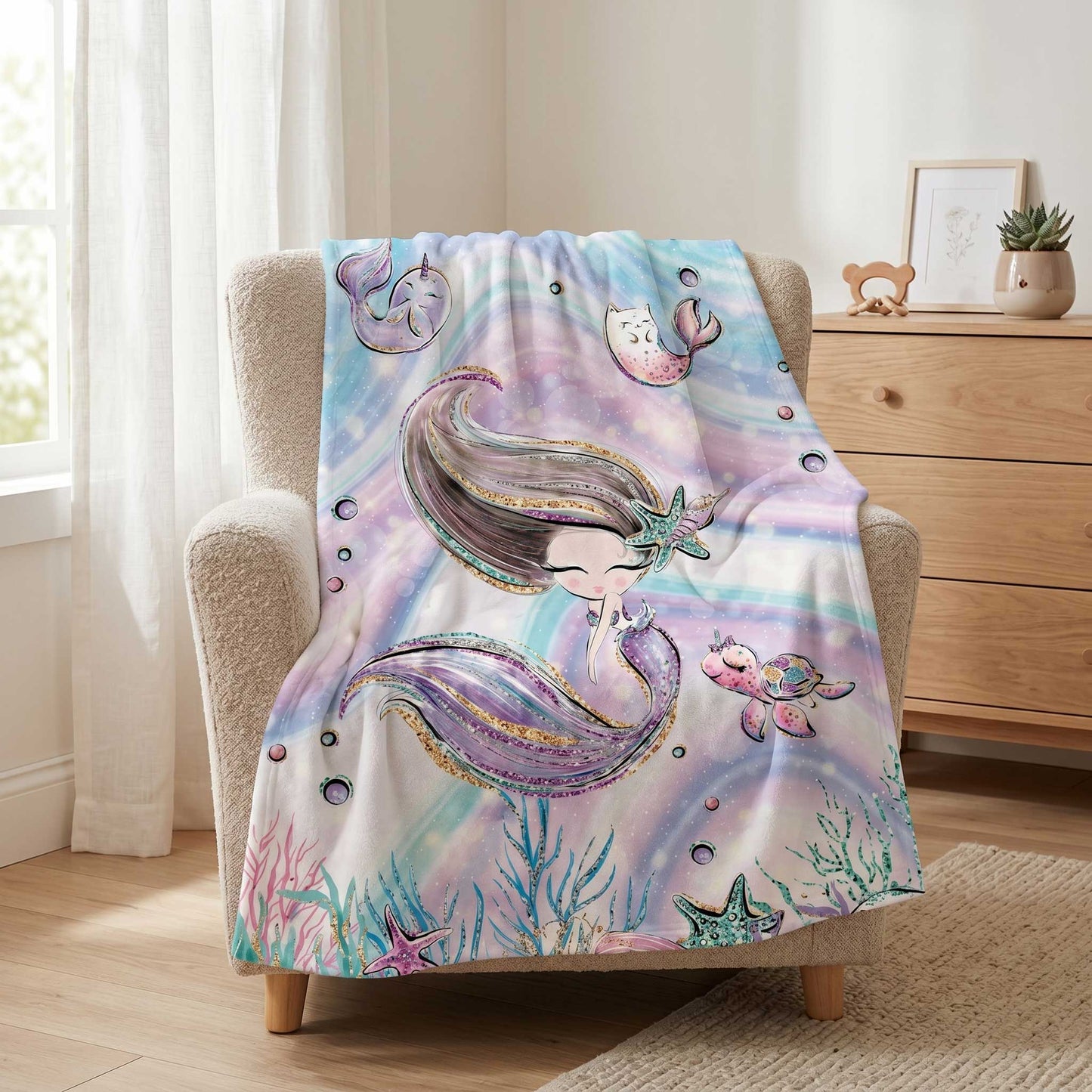 Manta polar Sirena Isabella