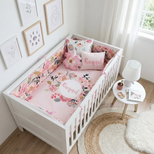 Juego de cuna Flores Lily