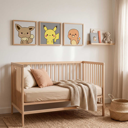 3 Textiles para enmarcar Pokemon Remi