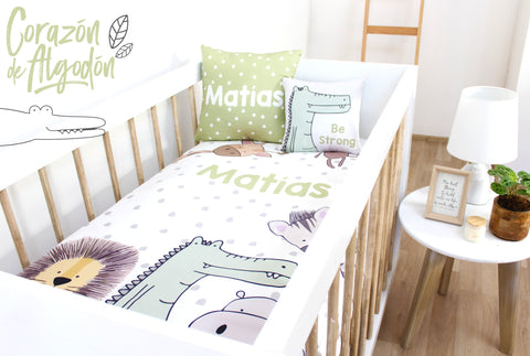 Juego de cuna Animales Matias