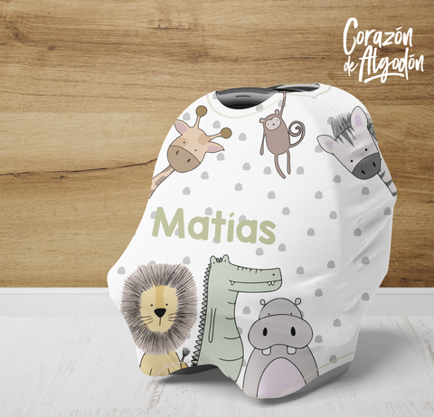 Baby cover Animales Matias
