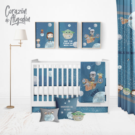 Juego de cuna mandalorian