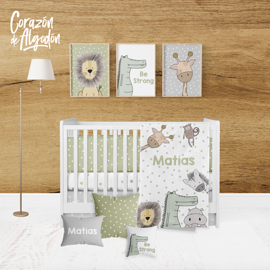 Juego de cuna Animales Matias