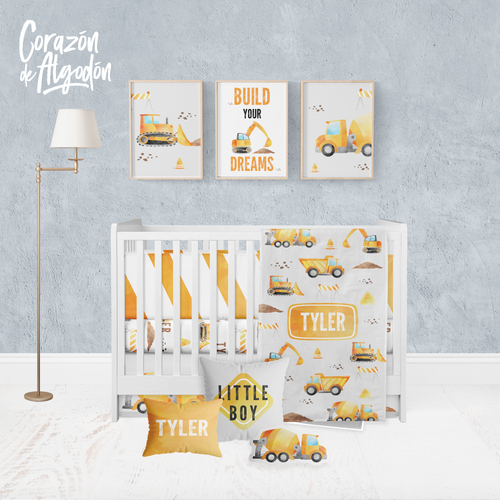 Juego de cuna Construcción Tyler