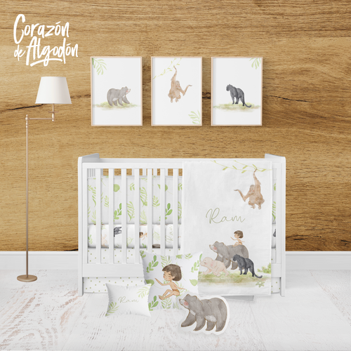 Juego de cuna Libro de la Selva Ram