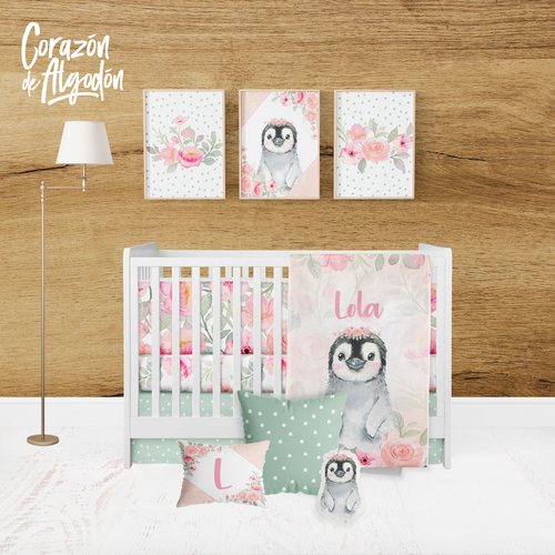 Juego de cuna Pingüino Lola