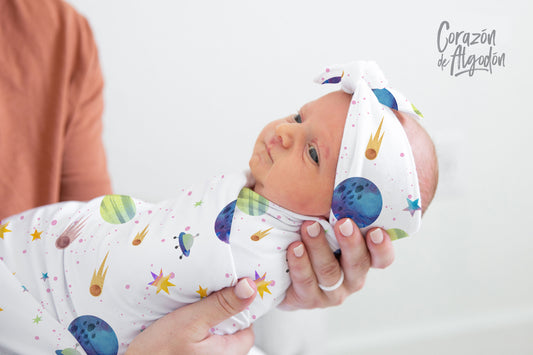 Swaddle de niña Espacio