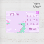 Manta mensual Dinosaurio espacial Stella